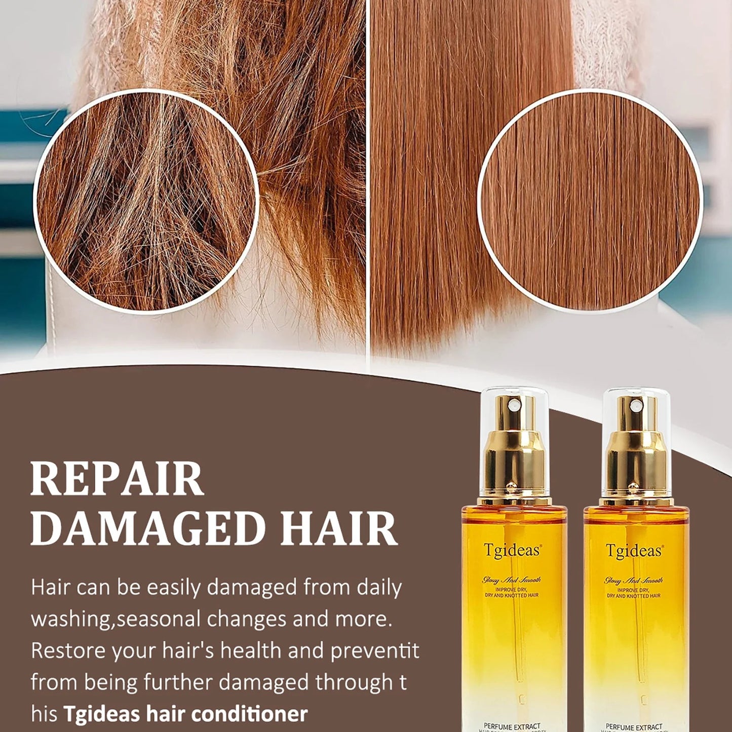 Tgideas Hair Oil Spray - Leave-in Hair Conditioning Oil